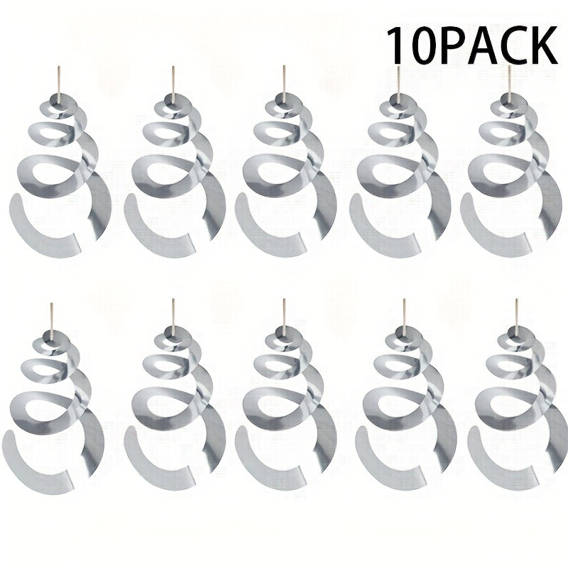 Bird Spiral Spinner Reflectors Decorative Bird Scare Device 10pcs