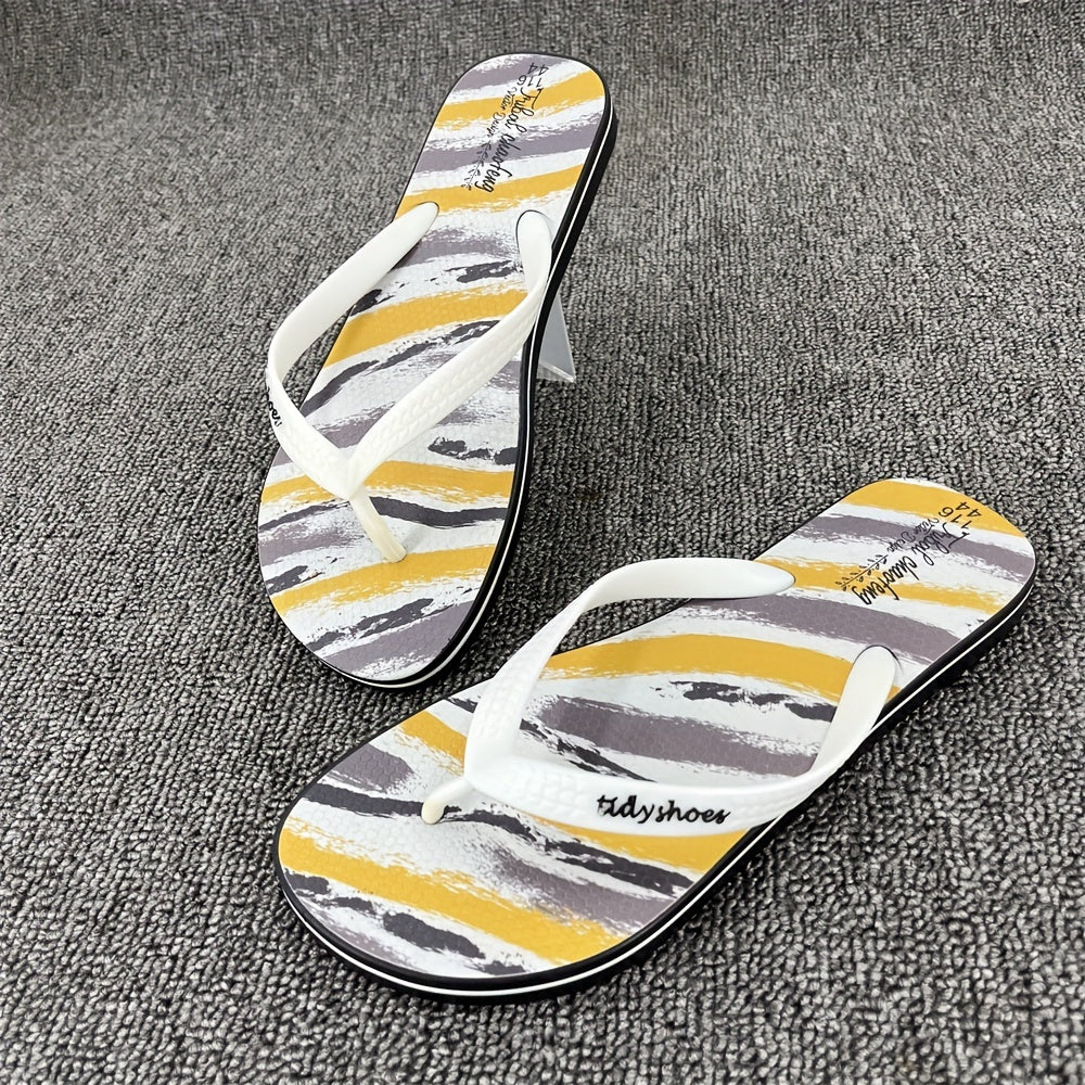 Men's Camo Slip On Flip Flops Outdoor Slippers