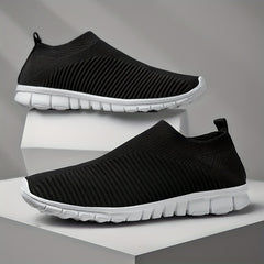 Men's Breathable Knit Sock Shoes Lightweight Slip On Sneakers