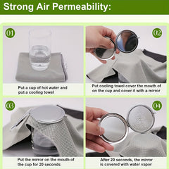 6pcs Sports Cooling Towel for Yoga Gym Workout Camping - Size