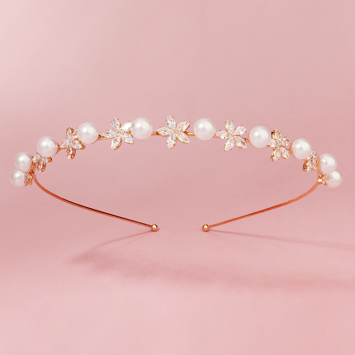 Vintage Rhinestone Zircon Headband Hair Accessory for Party Prom