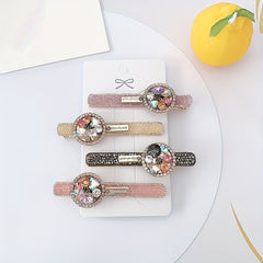 Crystal Glitter Hair Clip Non-slip Side Clip Bangs Clip Hair Accessories
