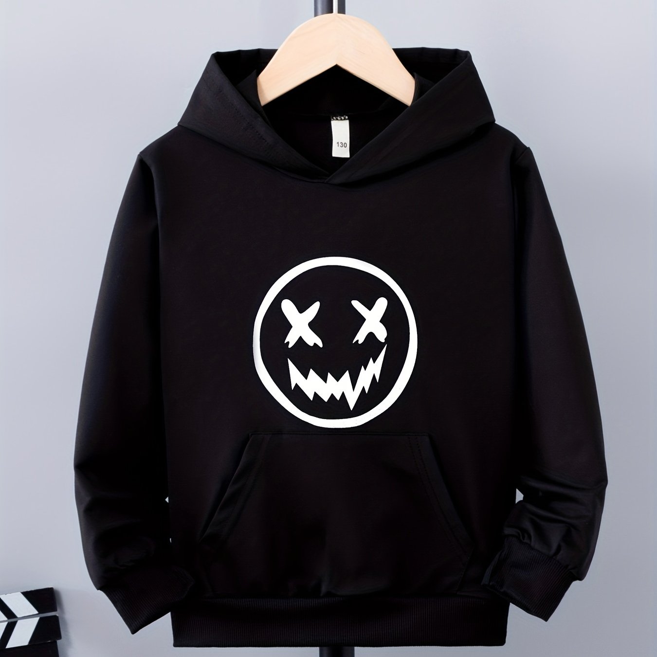 Boys Casual Hooded Sweatshirt For Spring & Fall