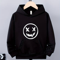 Boys Casual Hooded Sweatshirt For Spring & Fall
