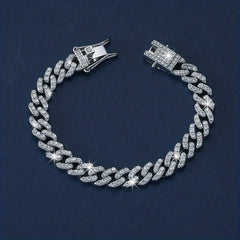 Glitter Rhinestone Cuban Chain Bracelet Women's Jewelry Gift