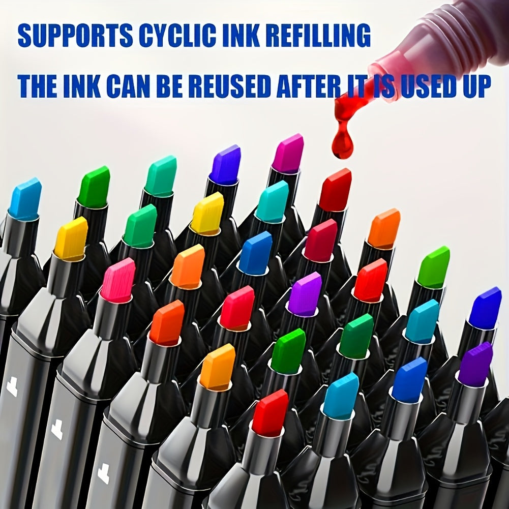 Artist Marker Set Dual Tip Sketching Art Markers