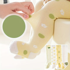 Baby Girls Mesh Crew Socks Boneless Mosquito-proof Stockings