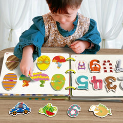 Interactive Cognitive Busy Book for Kids
