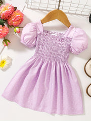 Baby Girls Polka Dots Puffy Dress