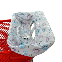 Waterproof Baby High Chair Cushion with Small Broken Flowers