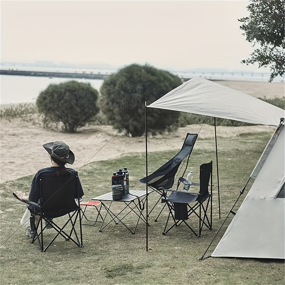Portable Camping Chair with Bottle Holder, Folding Sports Lawn Fishing Chair