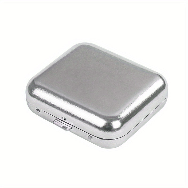 Portable Ashtray Coffins Shape Keychain Metal Button