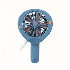 Mini Handheld Fan Portable Hand Pressure Fan Without Handle Cooling Cartoon Fan
