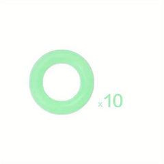 10pcs Glow in the Dark Tent Nails Set with Luminous Rings
