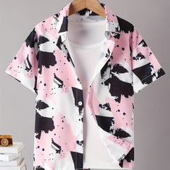 Hawaii Graffiti Print Boys Stylish Shirt