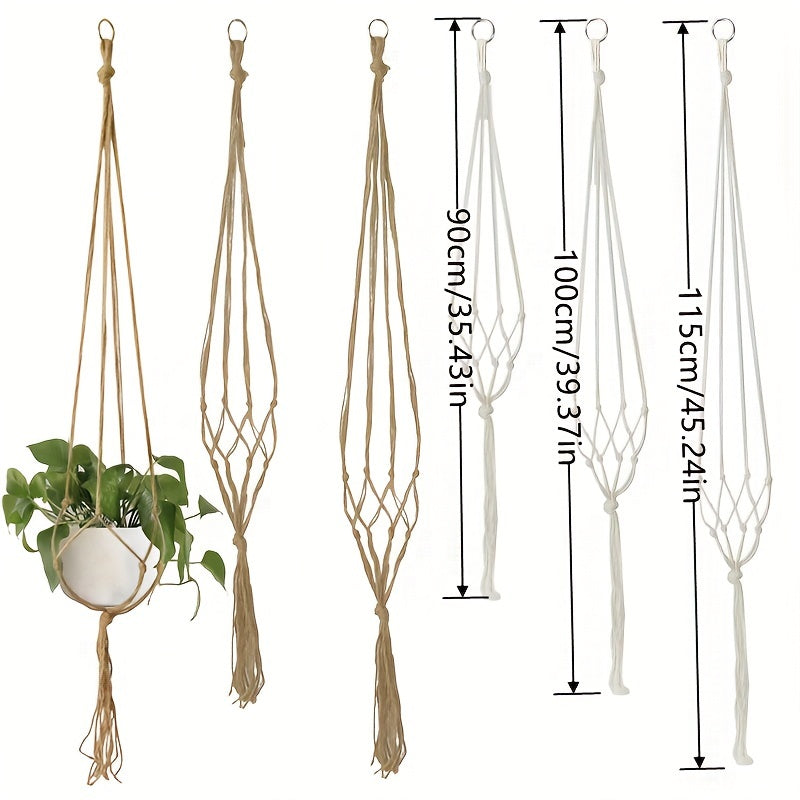 Macrame Plant Hanger Baskets Flower Pots Holder Balcony Hanging Decoration