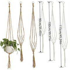 Macrame Plant Hanger Baskets Flower Pots Holder Balcony Hanging Decoration