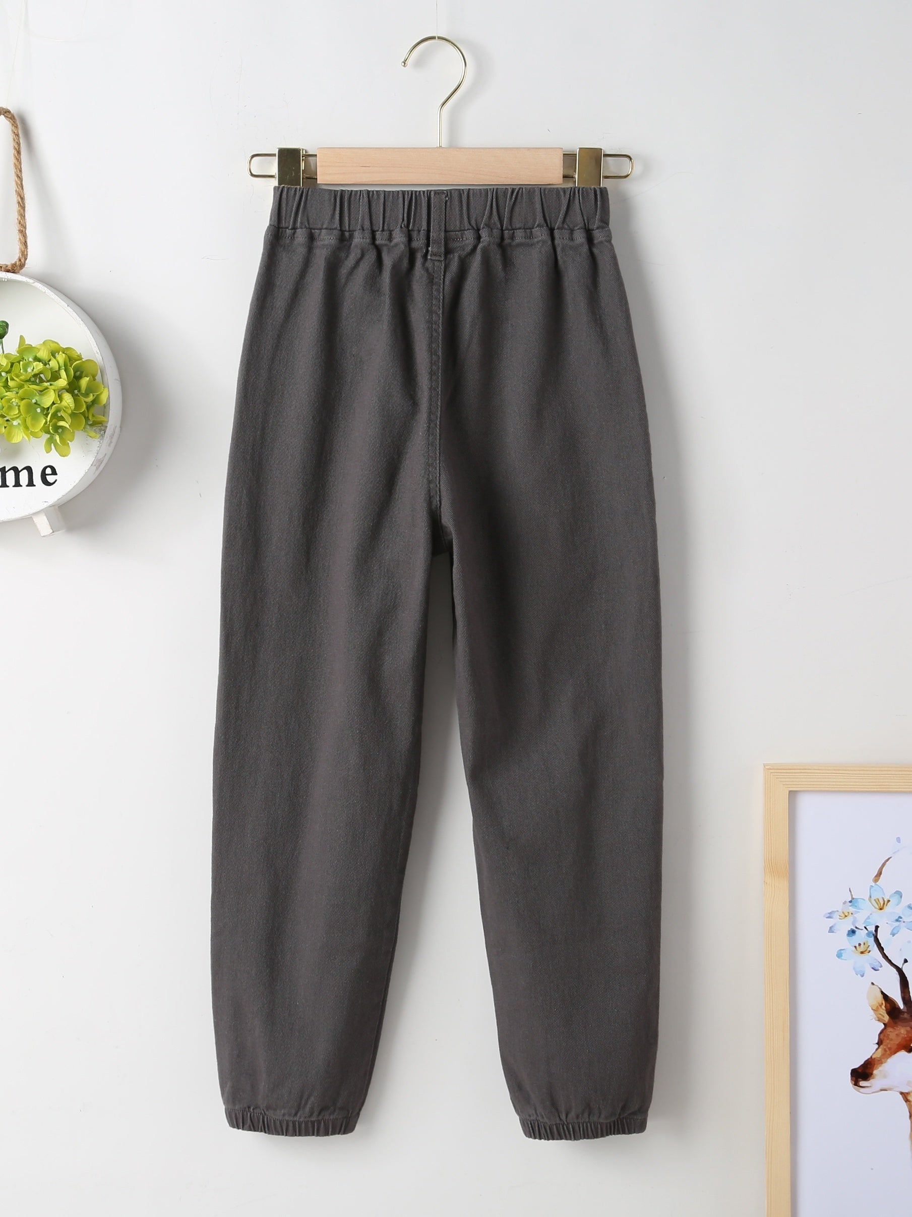Boy's Happy Child Smiley Graphic Pants for Spring Autumn
