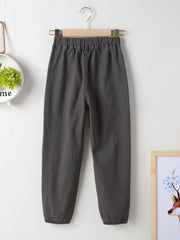 Boy's Happy Child Smiley Graphic Pants for Spring Autumn