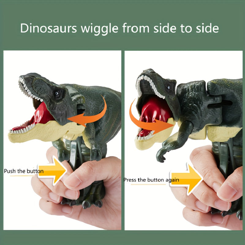 T-Rex Dinosaur Toy Head Swing Bite Kids Gift Trick Doll