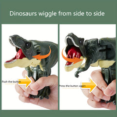 T-Rex Dinosaur Toy Head Swing Bite Kids Gift Trick Doll