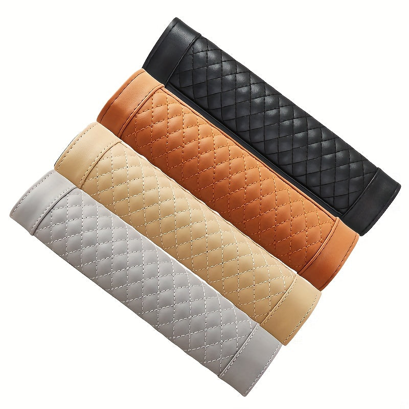 Leather Seat Belt Pads for Comfortable Driving