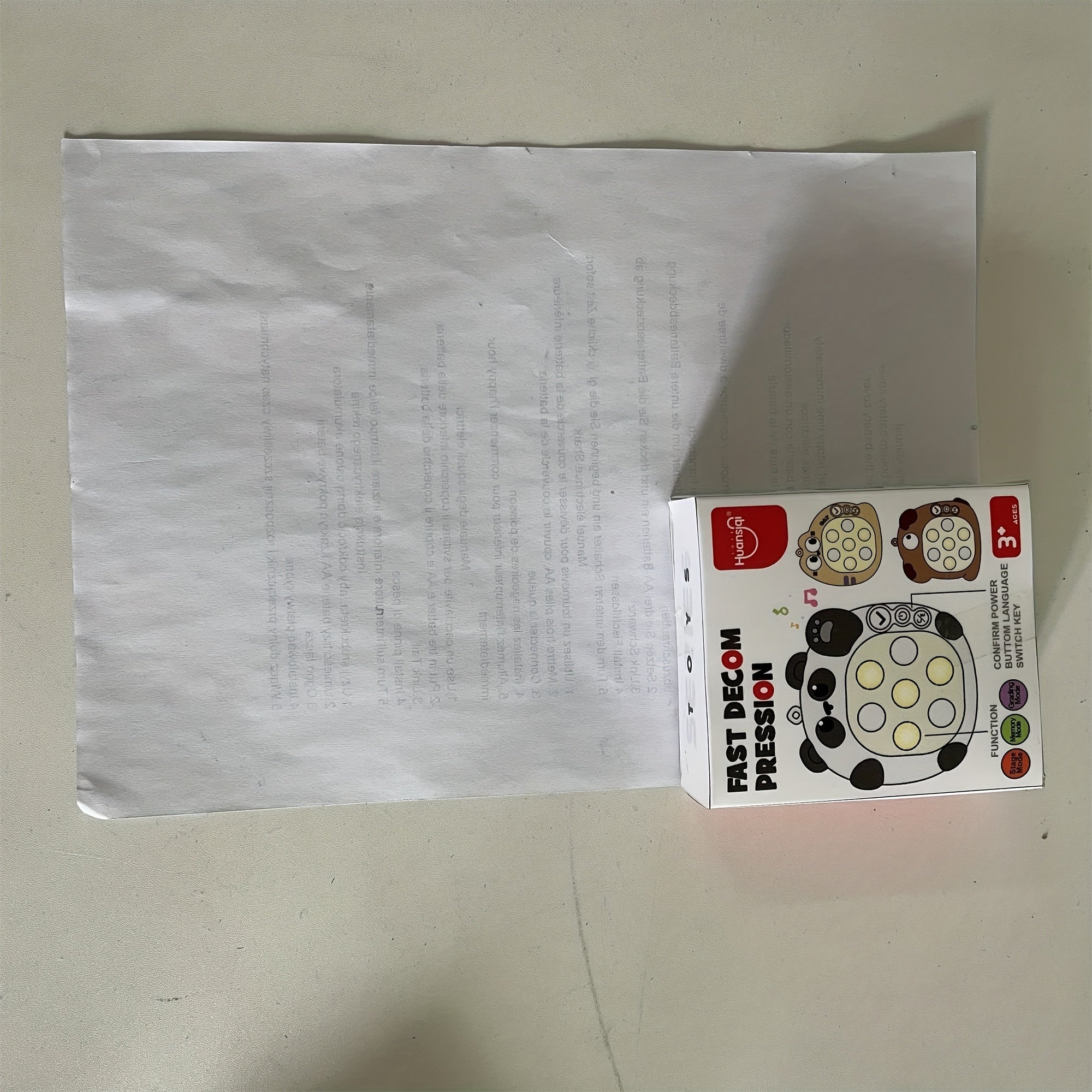 Stress Relief Toy with Multiple Modes for Challenges