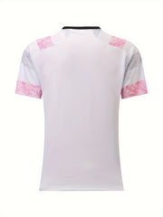 Casual Block Men's Short Sleeve Stretch Round Neck T-shirt for Summer