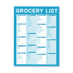 Magnetic Grocery List Pad 52 Sheets 104 P