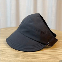 Casual Visor Hat Solid UV Protection Lightweight Sun Hat Wide Brim