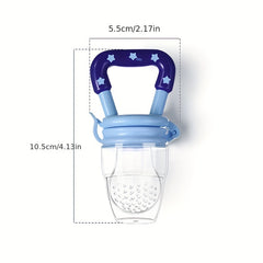 3pcs Newborn Food Feeder Spoon Silicone Pacifier Fruit Feeder