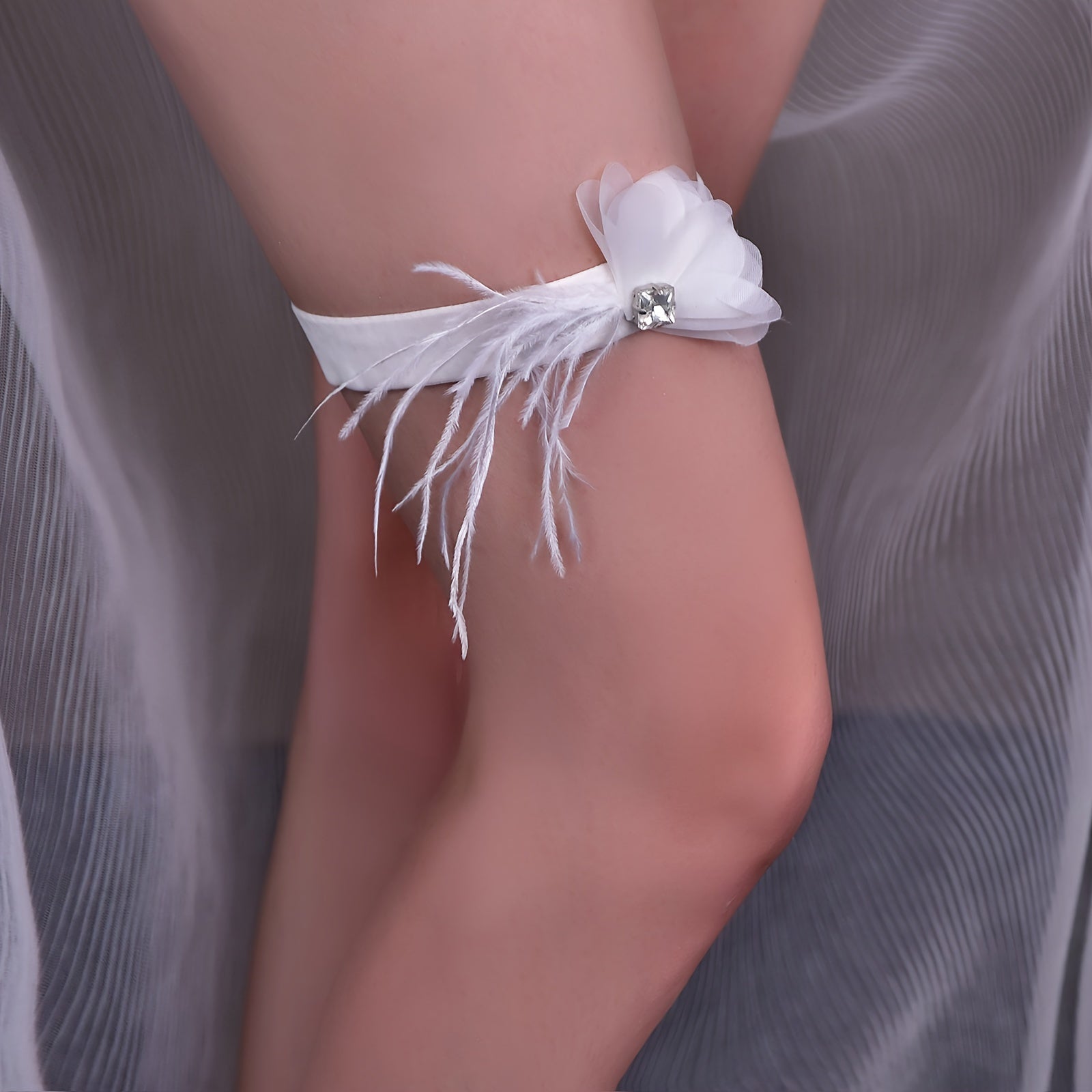 Rhinestone Garter Belt Leg Ring Women's Sexy Lingerie Accessories