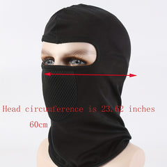 Unisex Balaclava Elastic Ski Mask Breathable Face Covering