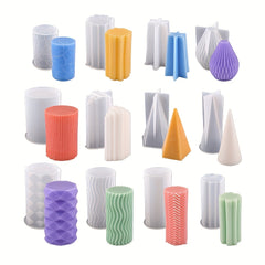 Cylinder Candle Silicone Mold for Epoxy Resin