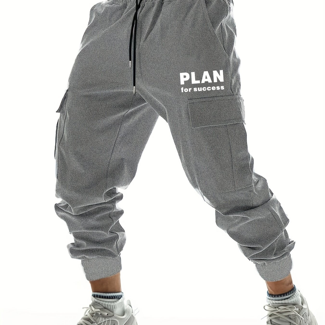 Men s Cargo Pants Drawstring Joggers