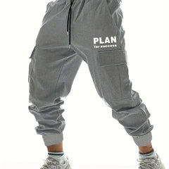 Men s Cargo Pants Drawstring Joggers