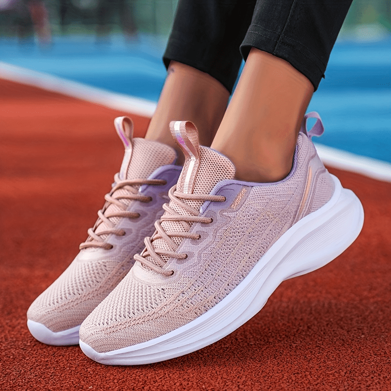 Women's Flying Woven Running Shoes Lace Up Breathable