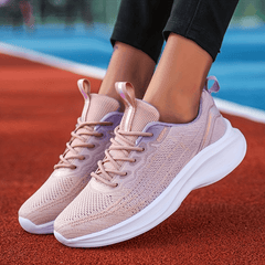 Women's Flying Woven Running Shoes Lace Up Breathable