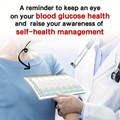 Blood Glucose Monitoring Log A5 Size