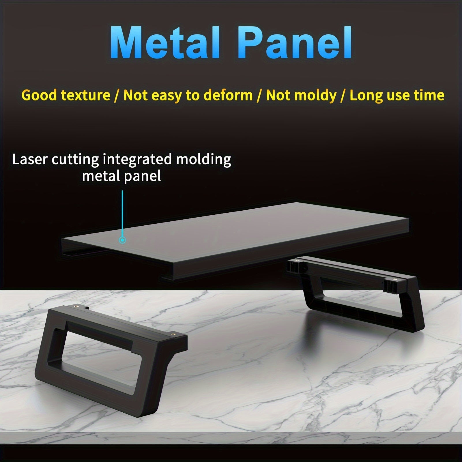 Metal Monitor Stand Riser for Desktop Laptop Computer Printer