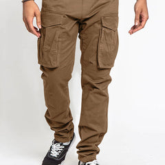Classic Cargo Pants Men's Casual Drawstring Joggers Hip Hop Autumn