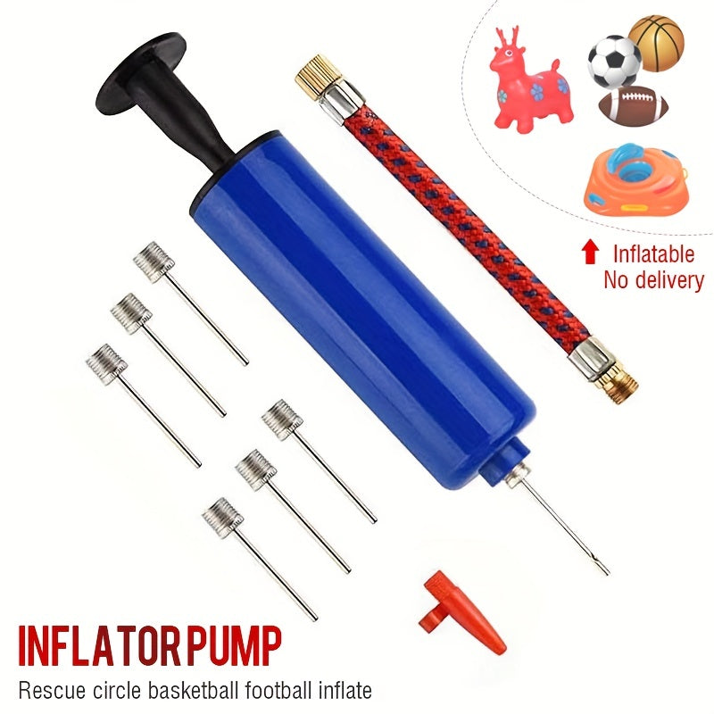 Ball Pump Air Pump Set with Needles & Adapter for Basketball Volleyball