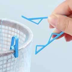 10pcs Plastic Garbage Bag Clamp for Household Rubbish Bin