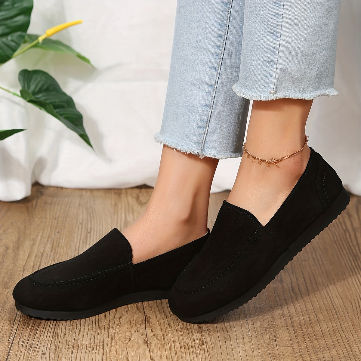 Women's Lightweight Slip-On Flat Casual Shoes