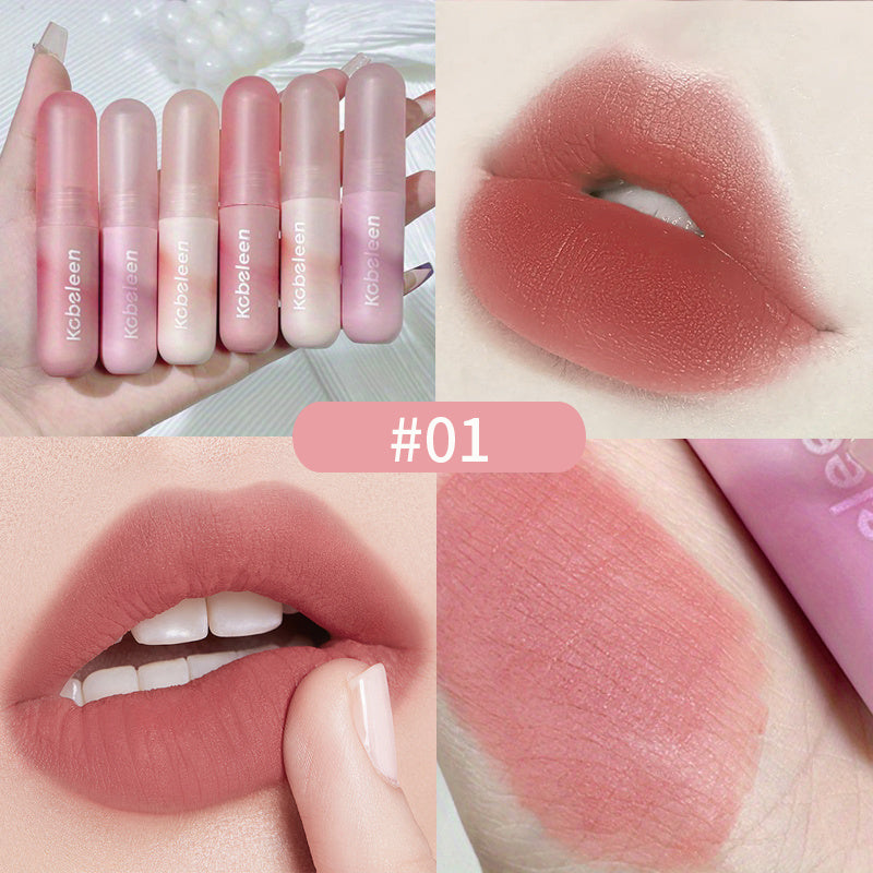 High Pigmented Matte Lip Gloss Set, 12 Colors, Long Lasting Wear, Nude Options