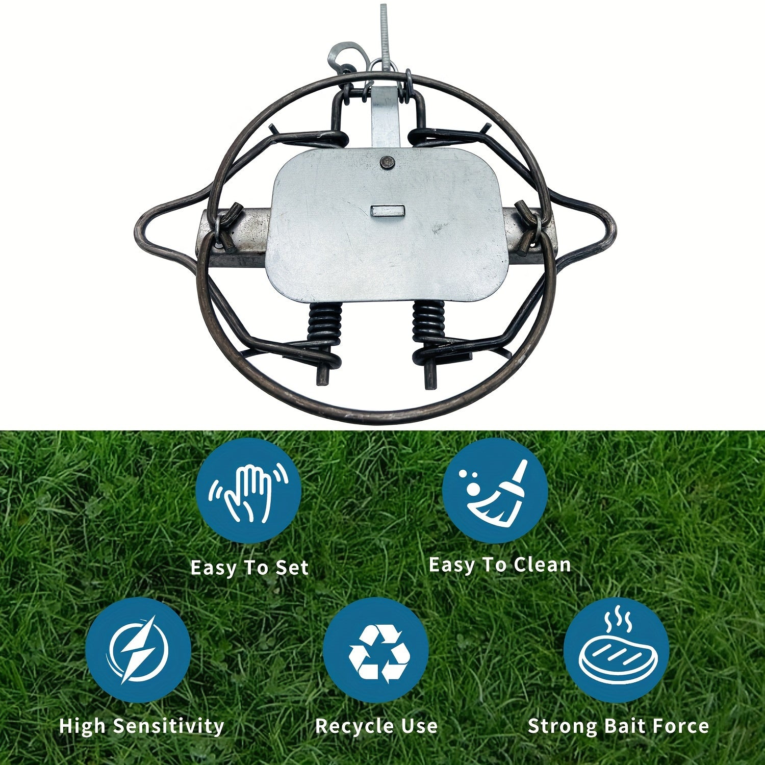 2pcs Mouse Trap Rodent Cage Mole Repeller Rat Trap Animal Trap Tools