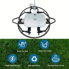 2pcs Mouse Trap Rodent Cage Mole Repeller Rat Trap Animal Trap Tools