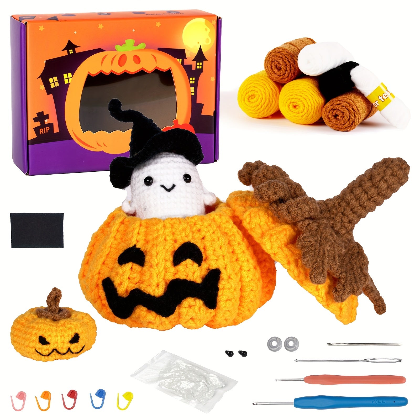Beginner's Crochet Set With Instructions & Video Tutorial