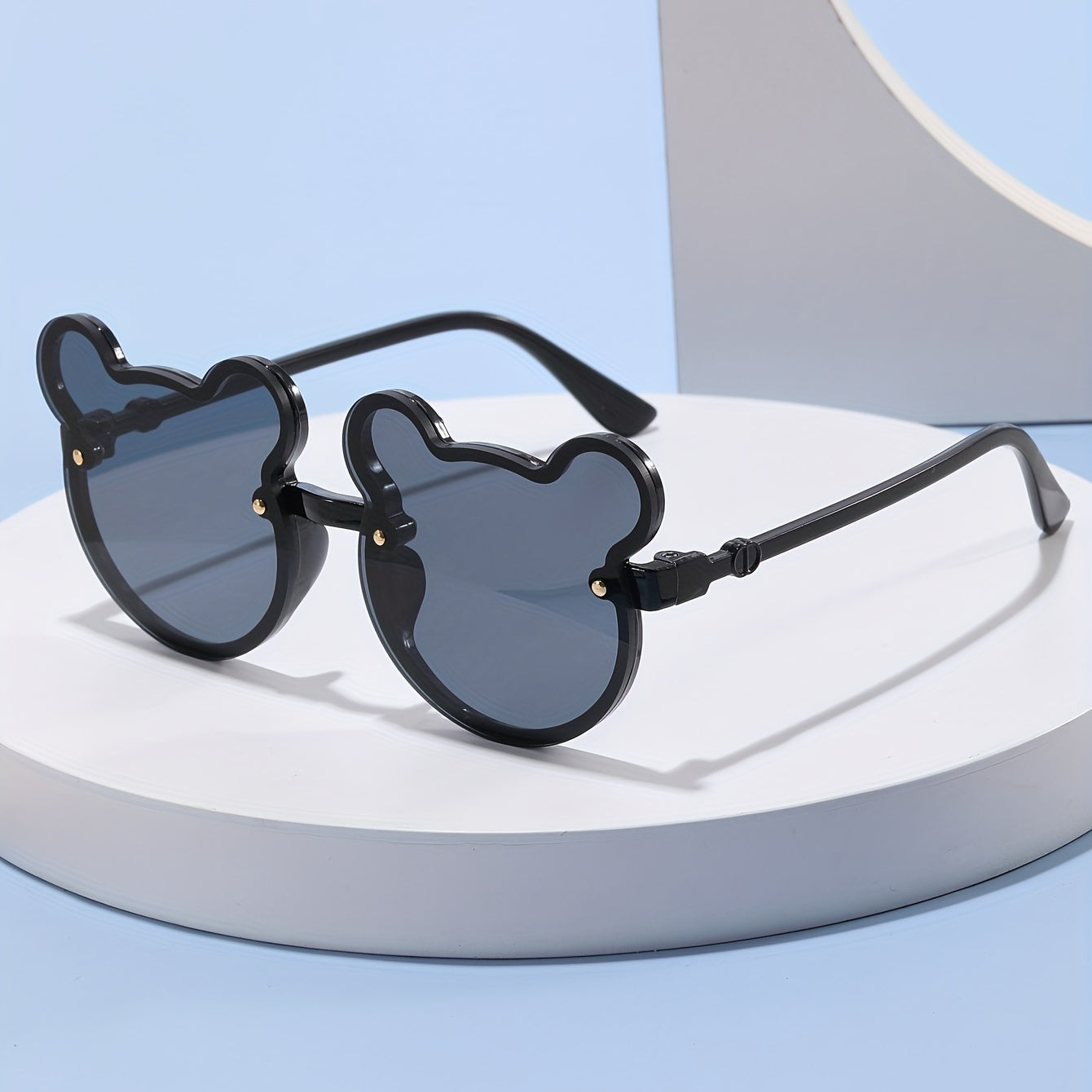 Kids Bear Shaped Sunglasses UV Protection With Box