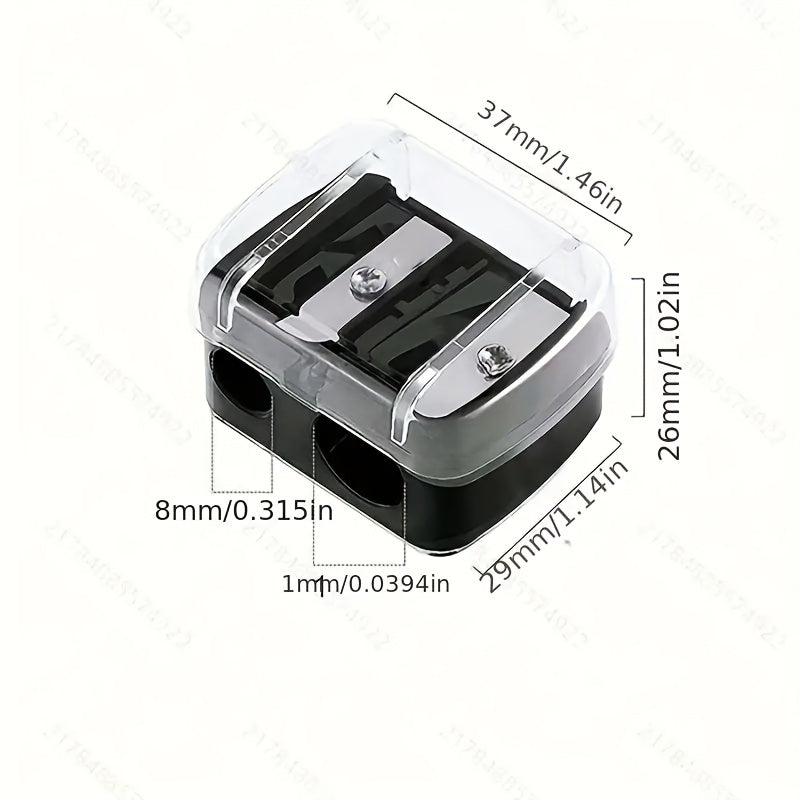 Personalized Makeup Sharpener Pencil Case with Custom Name Text